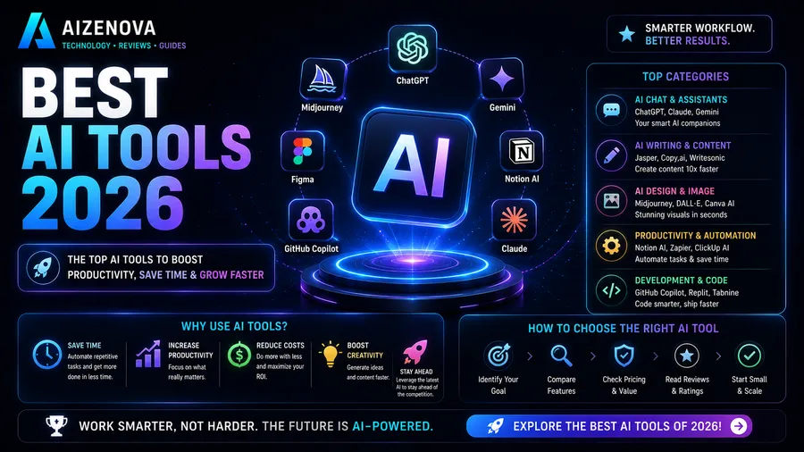 Best AI Tools in 2026: 25 Powerful Artificial Intelligence Tools You Should Try