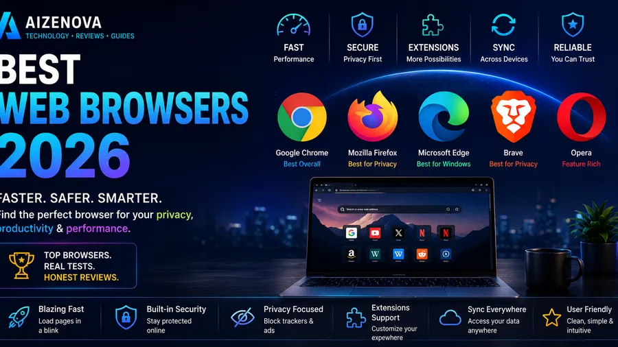 Best Web Browsers in 2026: Speed, Privacy, and Performance Compared