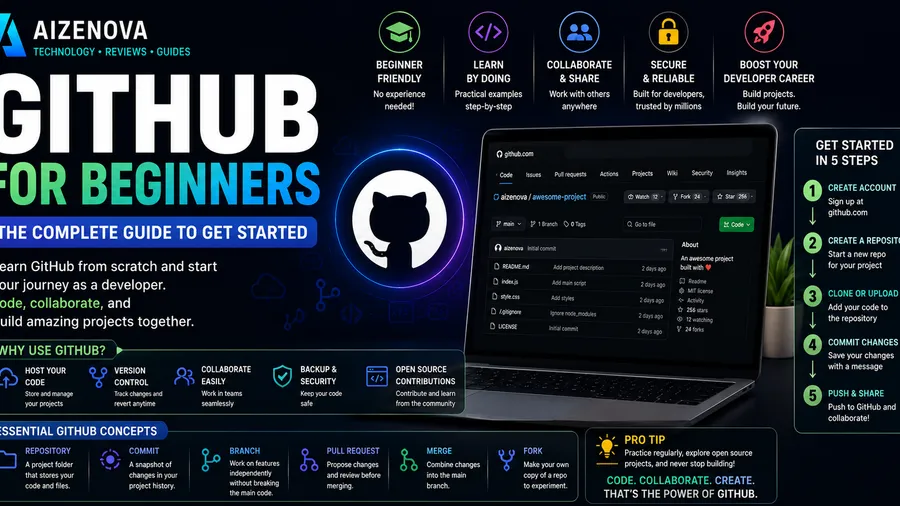 GitHub for Beginners: A Complete Guide to Version Control and Collaboration