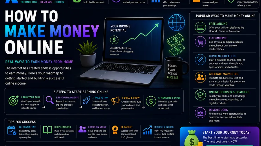 How to Make Money Online: 15 Proven Ways to Earn Income in 2026