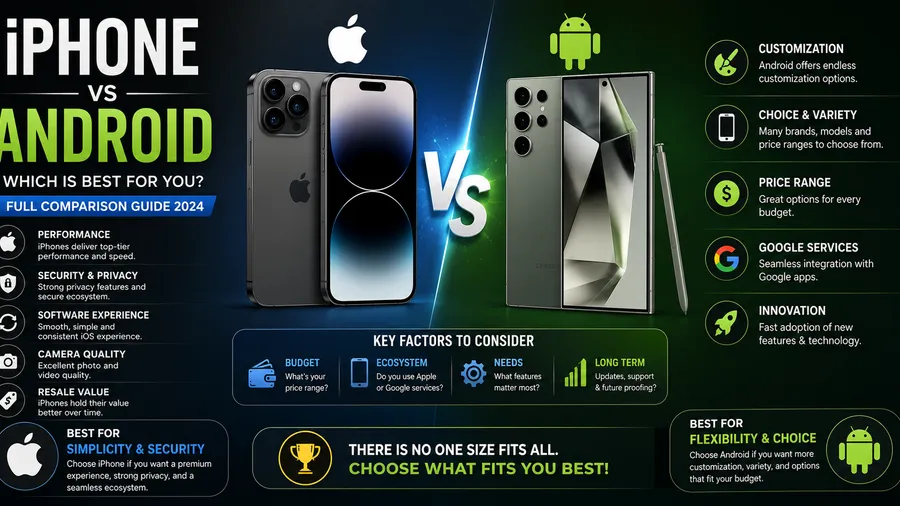 iPhone vs Android: Which Smartphone Is Better in 2026?