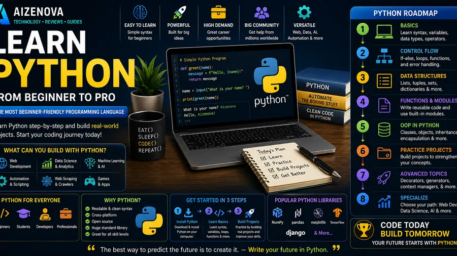 Learn Python for Beginners: A Complete Guide (2026)