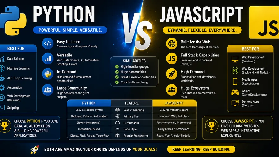 Python vs JavaScript: Which Programming Language Should You Learn in 2026?